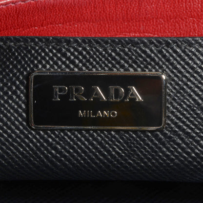 Prada Saffiano Cuir Twin Tote Nero Black 7 of 10