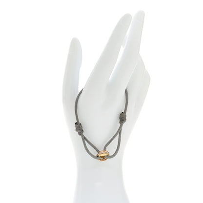 Cartier 18k Pink Yellow White Gold Trinity Adjustable Cord Bracelet Grey 2 of 5