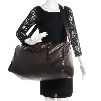 Balenciaga Agneau Squash S Duffel Bag Charbon 2 of 10