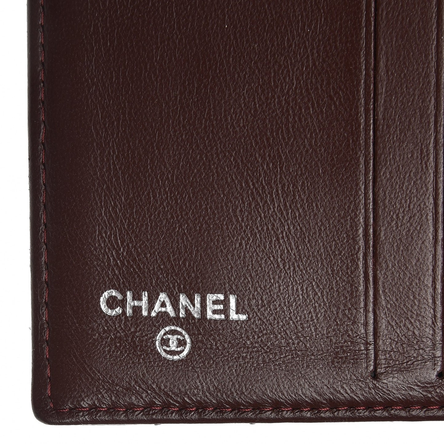 Lambskin Quilted Compact French Flap Wallet Black