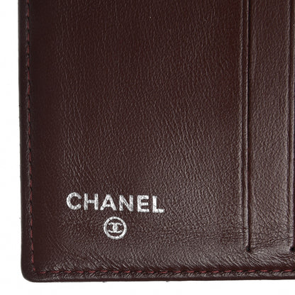 Chanel Lambskin Quilted Compact French Flap Wallet Black 6 of 7