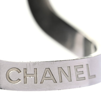 Chanel Metal CC Cuff Silver 4 of 5