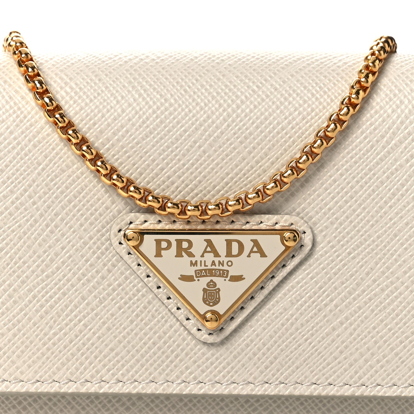 Saffiano Card Holder With Chain Talco
