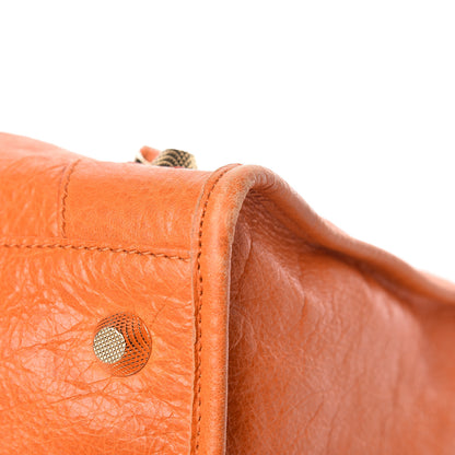 Balenciaga Agneau Giant 12 Gold Hardware Work Tangerine 9 of 13