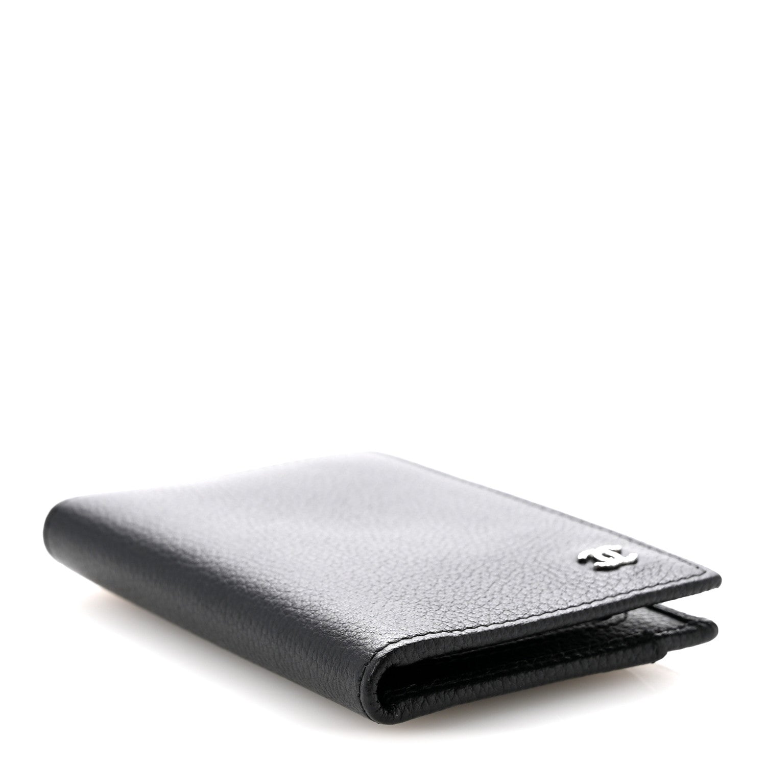 Chanel Grained Calfskin Brilliant Card Holder Black 4 of 7