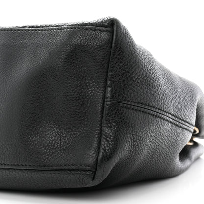 Gucci Pebbled Calfskin Medium Soho Chain Shoulder Bag Black 10 of 10