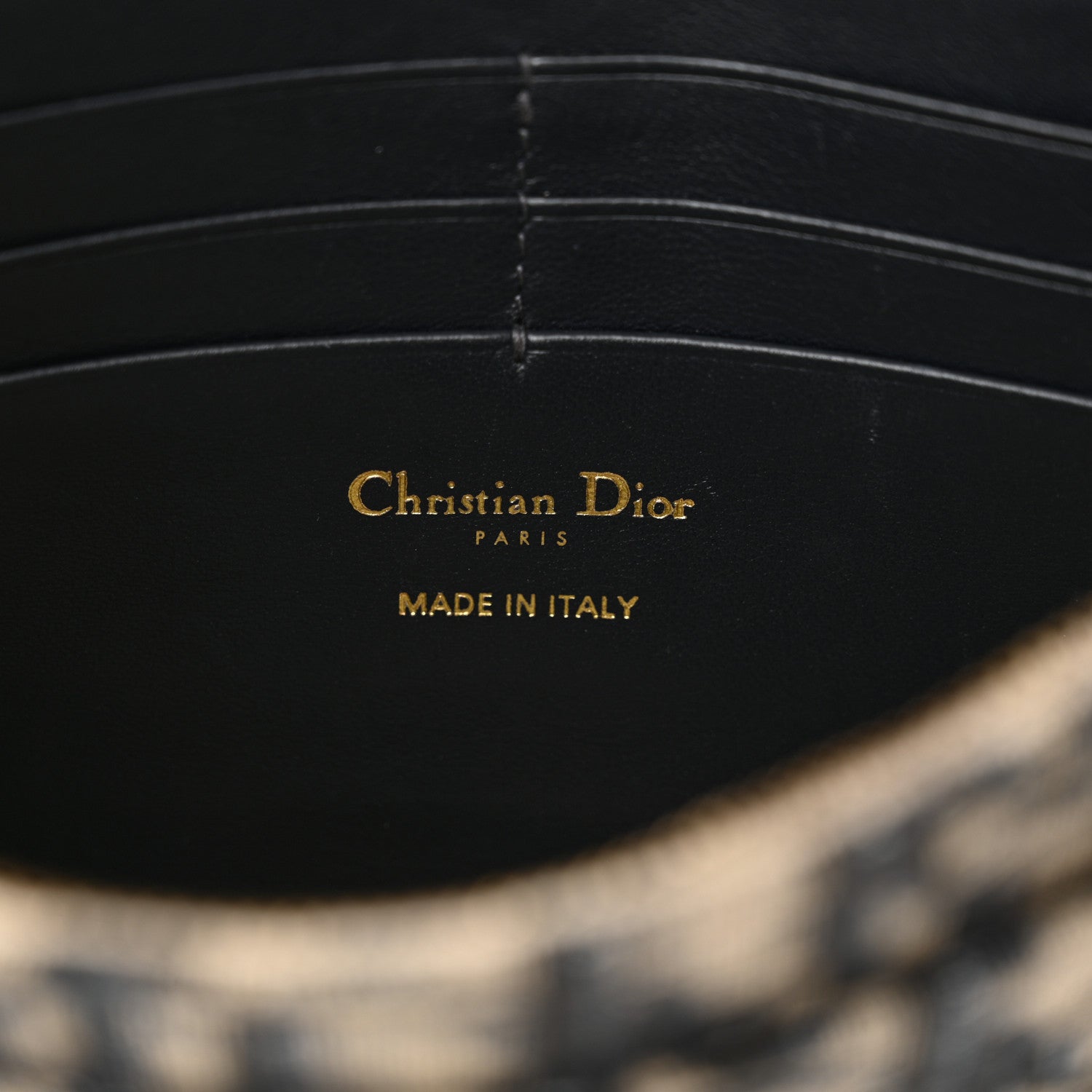 Christian Dior Oblique Saddle Chain Pouch Blue 7 of 12
