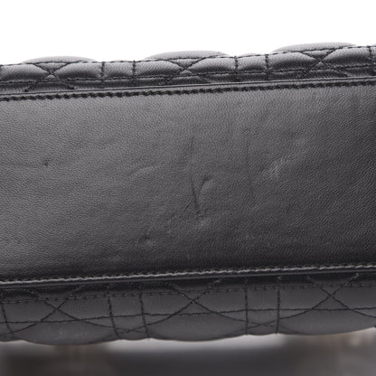 Christian Dior Lambskin Cannage Small My ABCDior Lady Dior Black 10 of 11