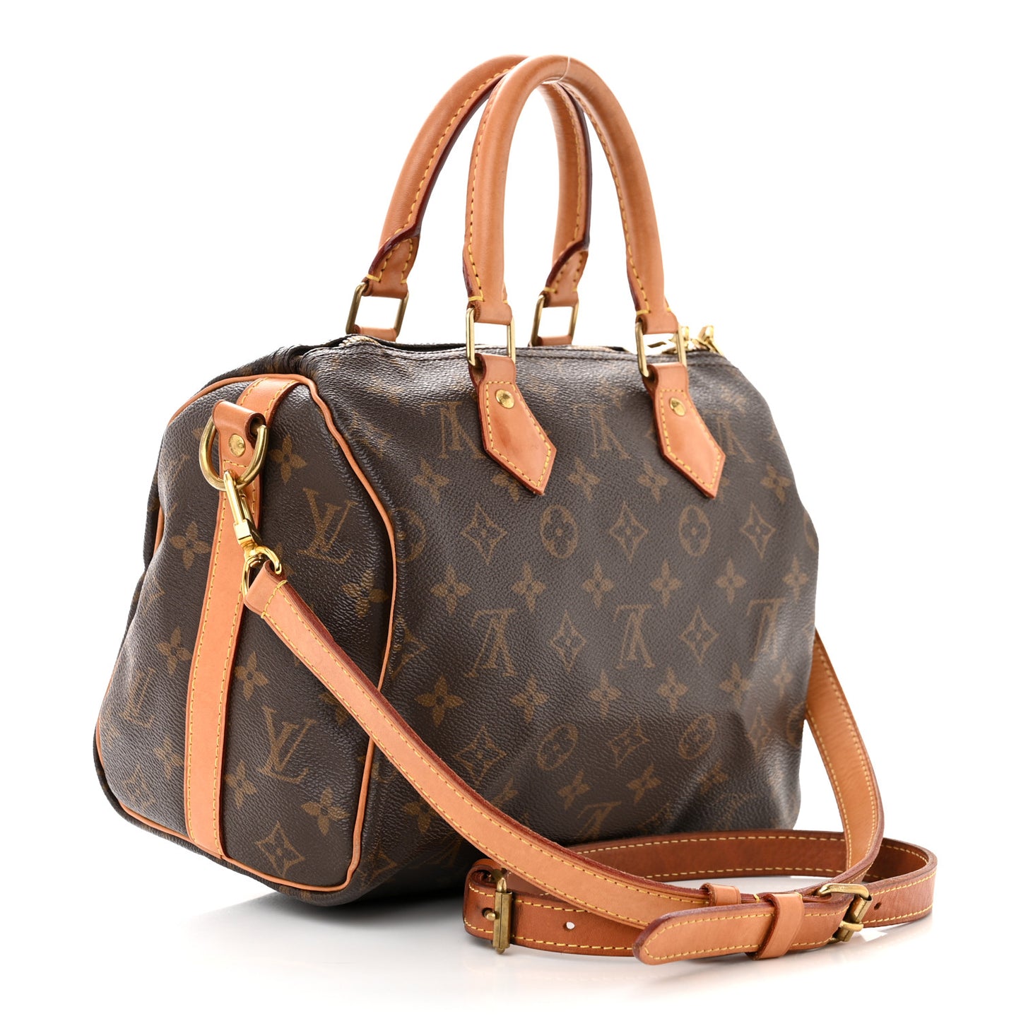 LOUIS VUITTON Monogram Speedy Bandouliere 25
