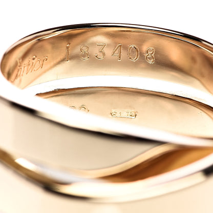 Cartier 18K Yellow Gold 9mm Paris Nouvelle Vague Ring 49 5 5 of 5