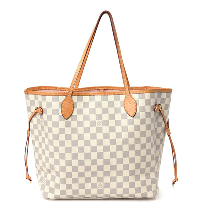 Louis Vuitton Damier Azur Neo Neverfull MM Rose Ballerine 1 of 11