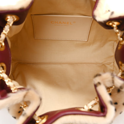 Chanel Pony Hair Mini Chanel 25 Handbag Beige Black Beige Black Beige Black 18 of 25