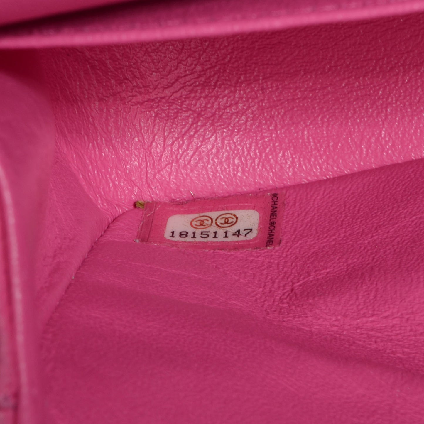 Iridescent Caviar Quilted Medium Double Flap Pink