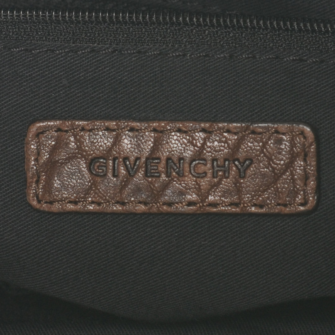 Givenchy Crinkled Lambskin Obsedia Hobo Brown 6 of 6