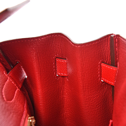 Hermes Epsom Birkin 30 Rouge Casaque 21 of 49