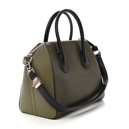 Givenchy Sugar Goatskin Small Tri-Color Antigona Olive Black 4 of 12