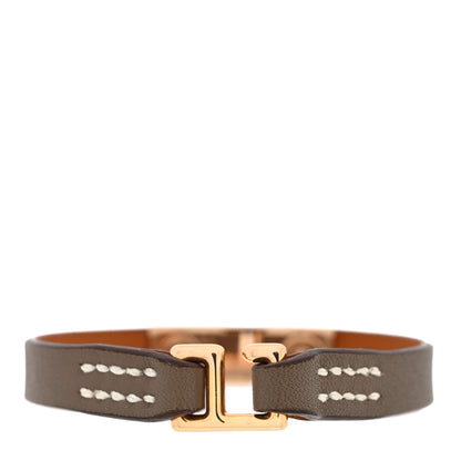 Hermes Mini Rivale Bracelet T2 Etoupe 3 of 5