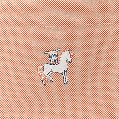 Hermes H Canvas Cabriole Nappy Bag Terracotta 9 of 11