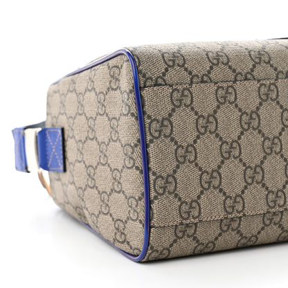 Gucci GG Supreme Monogram Kids Dinosaur Top Handle Bag Blue 8 of 9