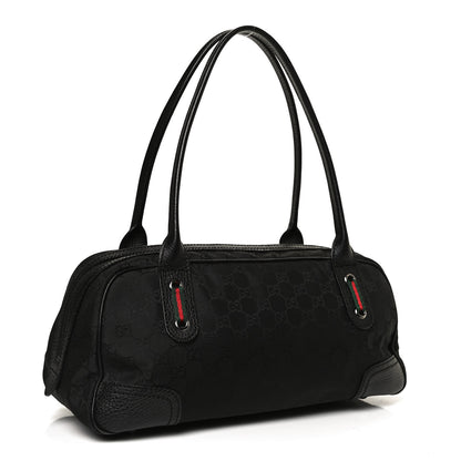 Gucci Canvas Monogram Web Princy Boston Black 3 of 11