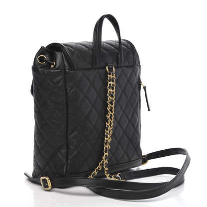 Chanel Caviar Quilted Filigree Backpack Black 2 of 10