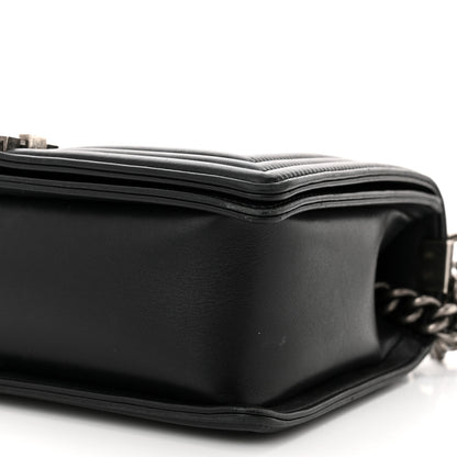 Chanel Lambskin Quilted New Medium Boy Flap Black 10 of 12