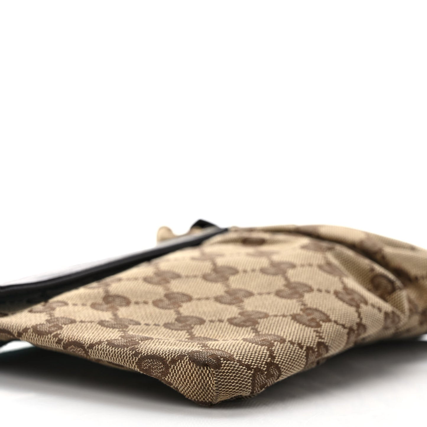Monogram Web Belt Bag Dark Brown