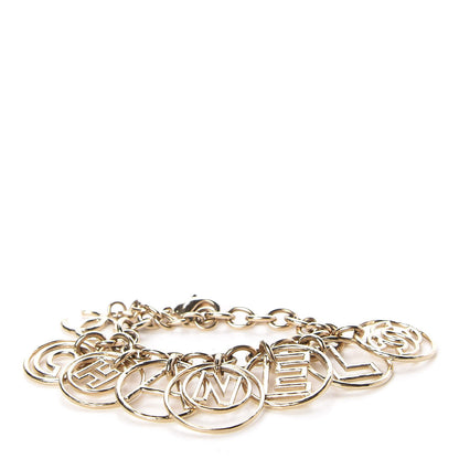 Chanel Hoop Cuba Logo Bracelet Gold 1 of 5