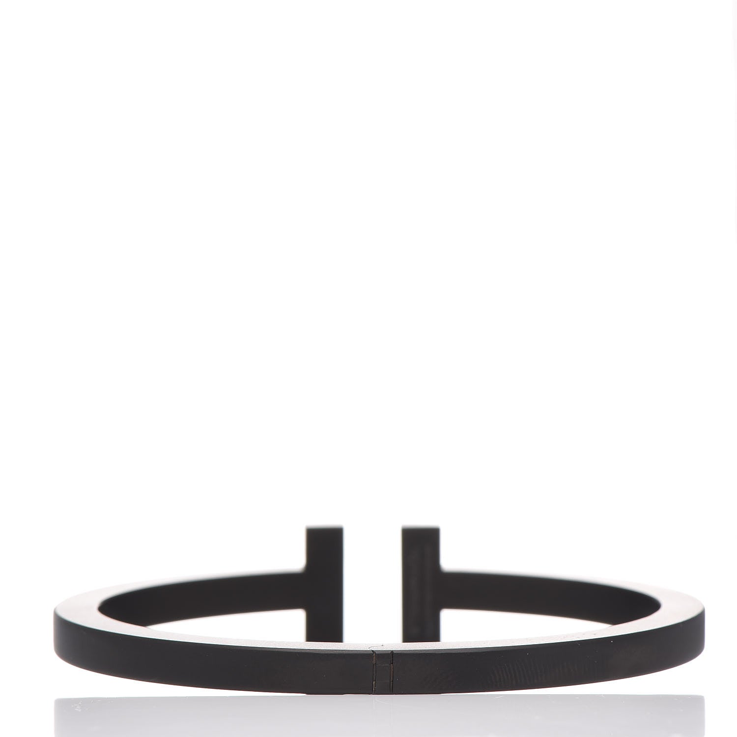 Tiffany Black-Coated Stainless Steel T Square Bracelet 4 of 5