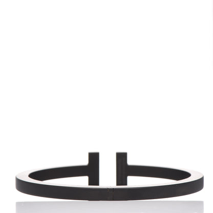 Tiffany Black-Coated Stainless Steel T Square Bracelet 4 of 5