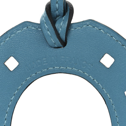 Hermes Swift Paddock Horseshoe Bag Charm Turquoise 4 of 4
