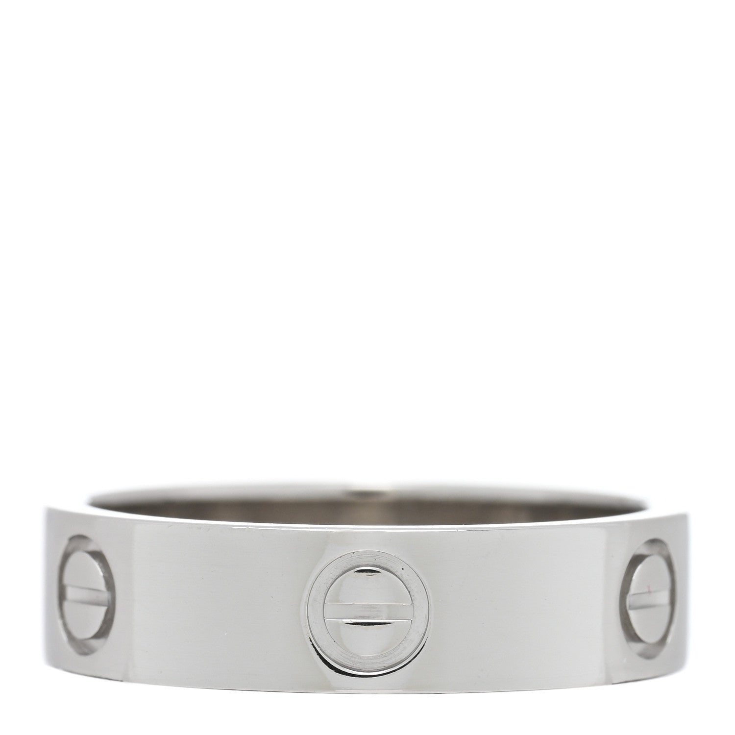 Cartier Platinum 5.5mm LOVE Ring 59 8.75 3 of 5