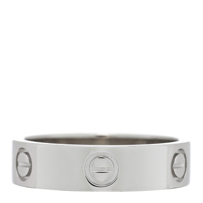 Cartier Platinum 5.5mm LOVE Ring 59 8.75 3 of 5