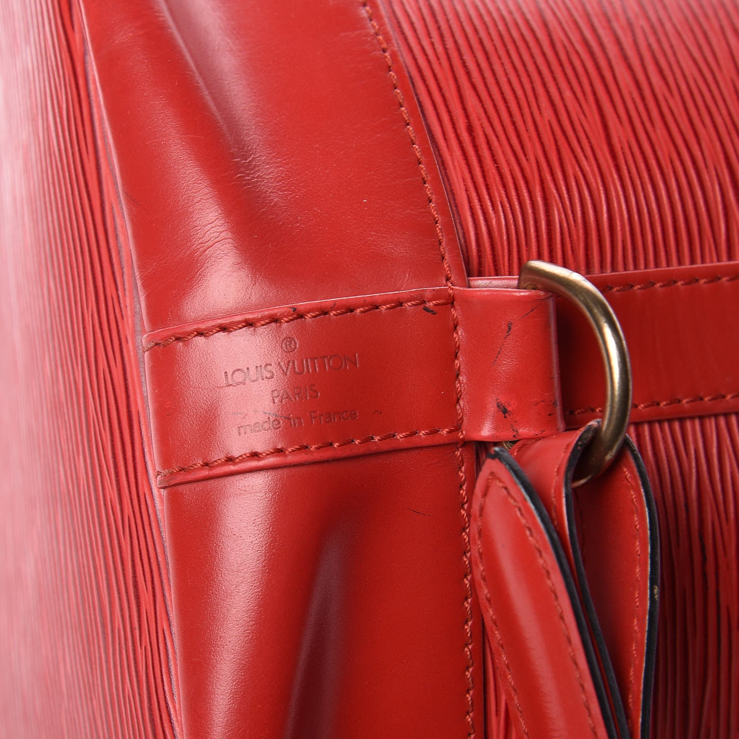 Louis Vuitton Epi Randonnee PM Castillan Red 6 of 10