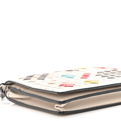 Bottega Veneta Nappa Intrecciato Chain Wallet Mist Abstract 8 of 11