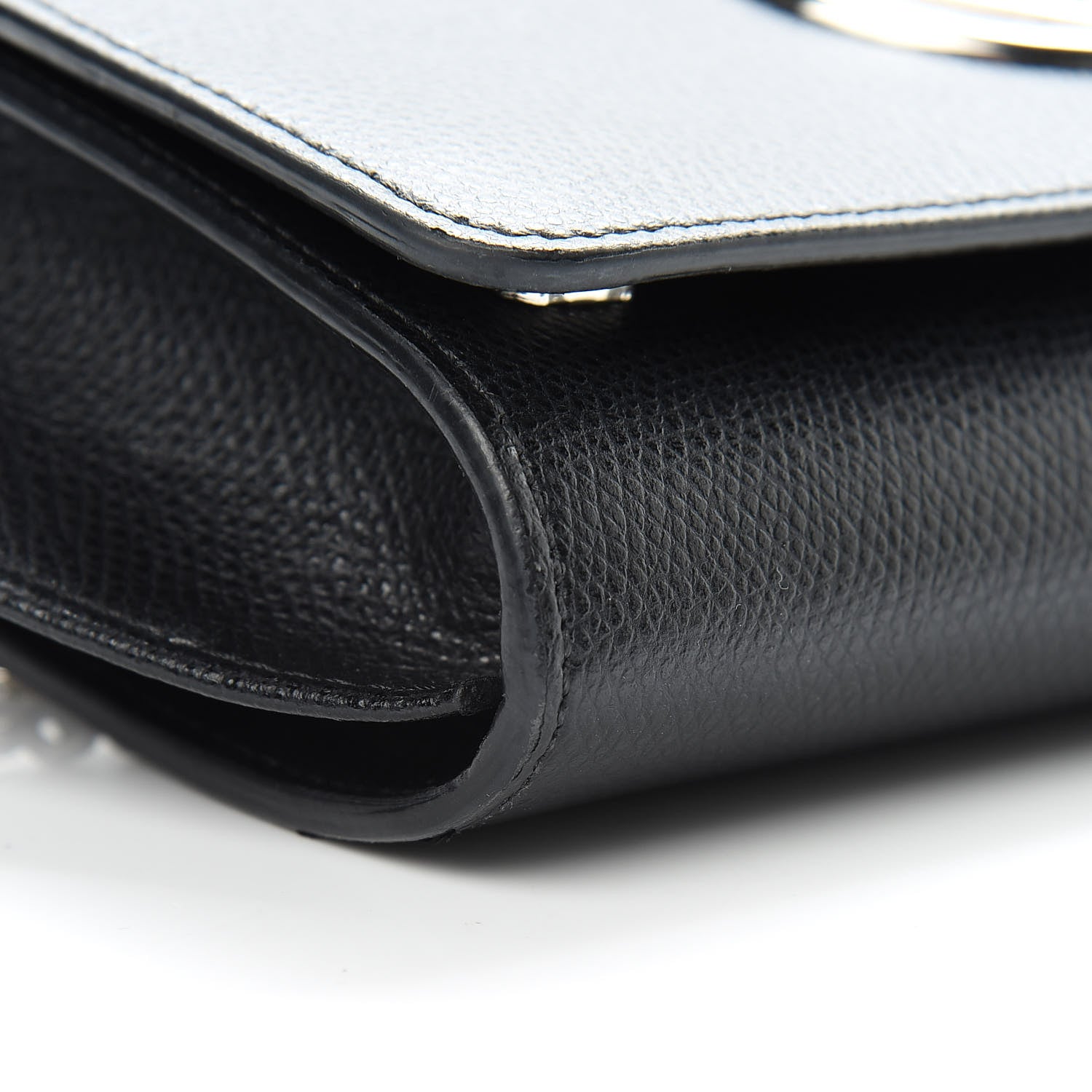 Fendi Vitello Cruise F is Fendi Wallet on Chain Black 9 of 11