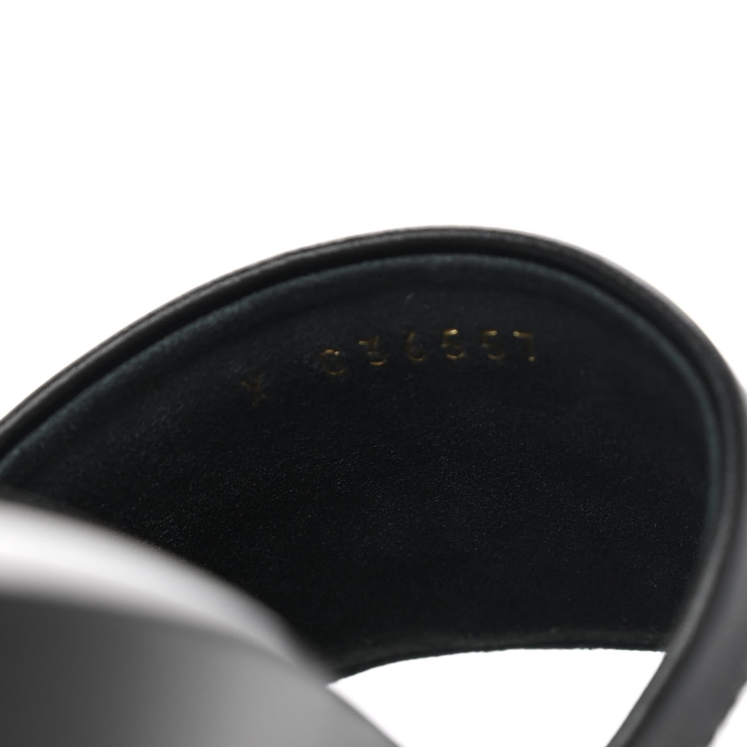 Chanel Lambskin Embroidered CC Mule Sandal 36.5 Black White 8 of 9