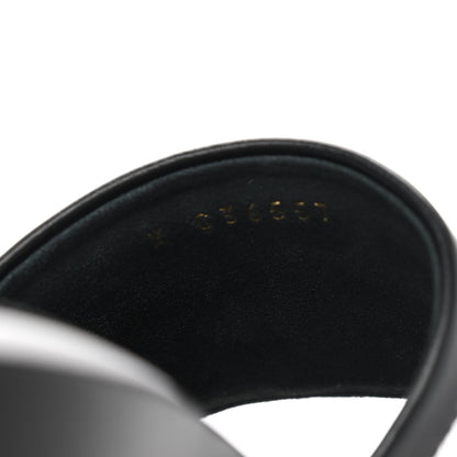 Chanel Lambskin Embroidered CC Mule Sandal 36.5 Black White 8 of 9