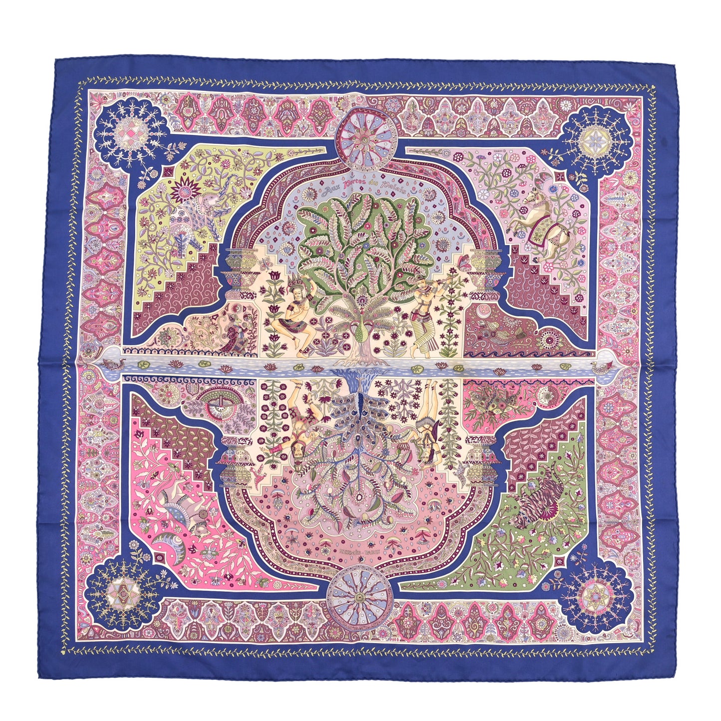 Silk Aux Portes Du Palais Scarf 90