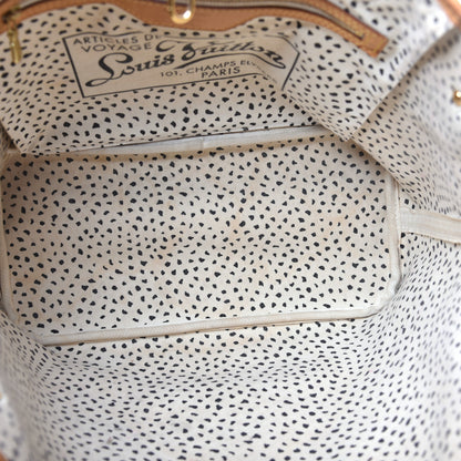 Louis Vuitton Monogram Kusama Waves Neverfull MM White 5 of 8