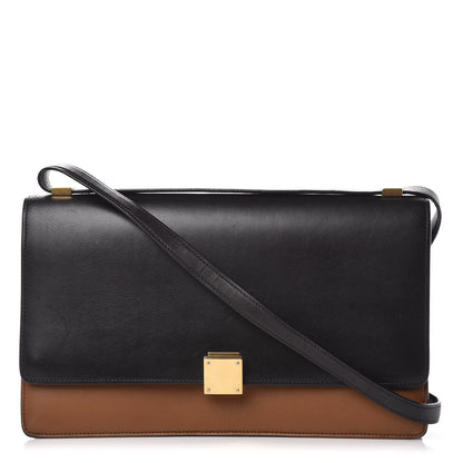 Celine Calfskin Medium Bi-Color Case Flap Camel 1 of 14