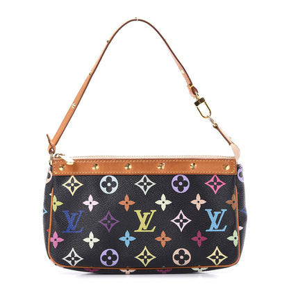 Louis Vuitton Monogram Multicolor Pochette Accessories Black 1 of 14