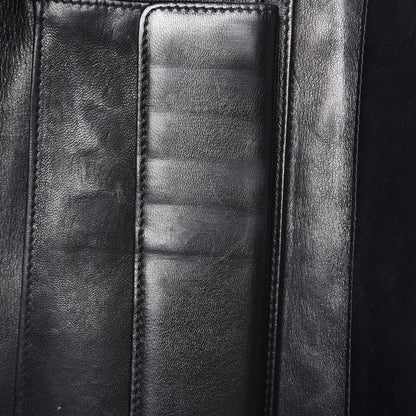 Chanel Lambskin Embossed Camellia Flap Wallet Black 11 of 15