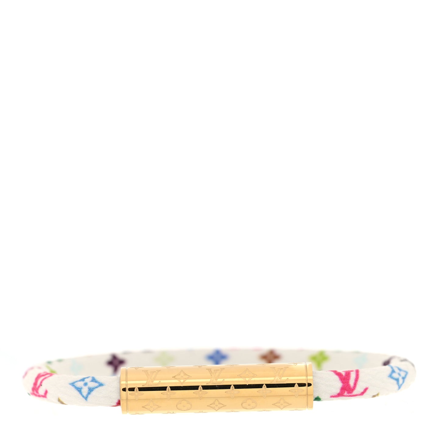 LV X TM Monogram Multicolor LV Confidential Bracelet 17 White White