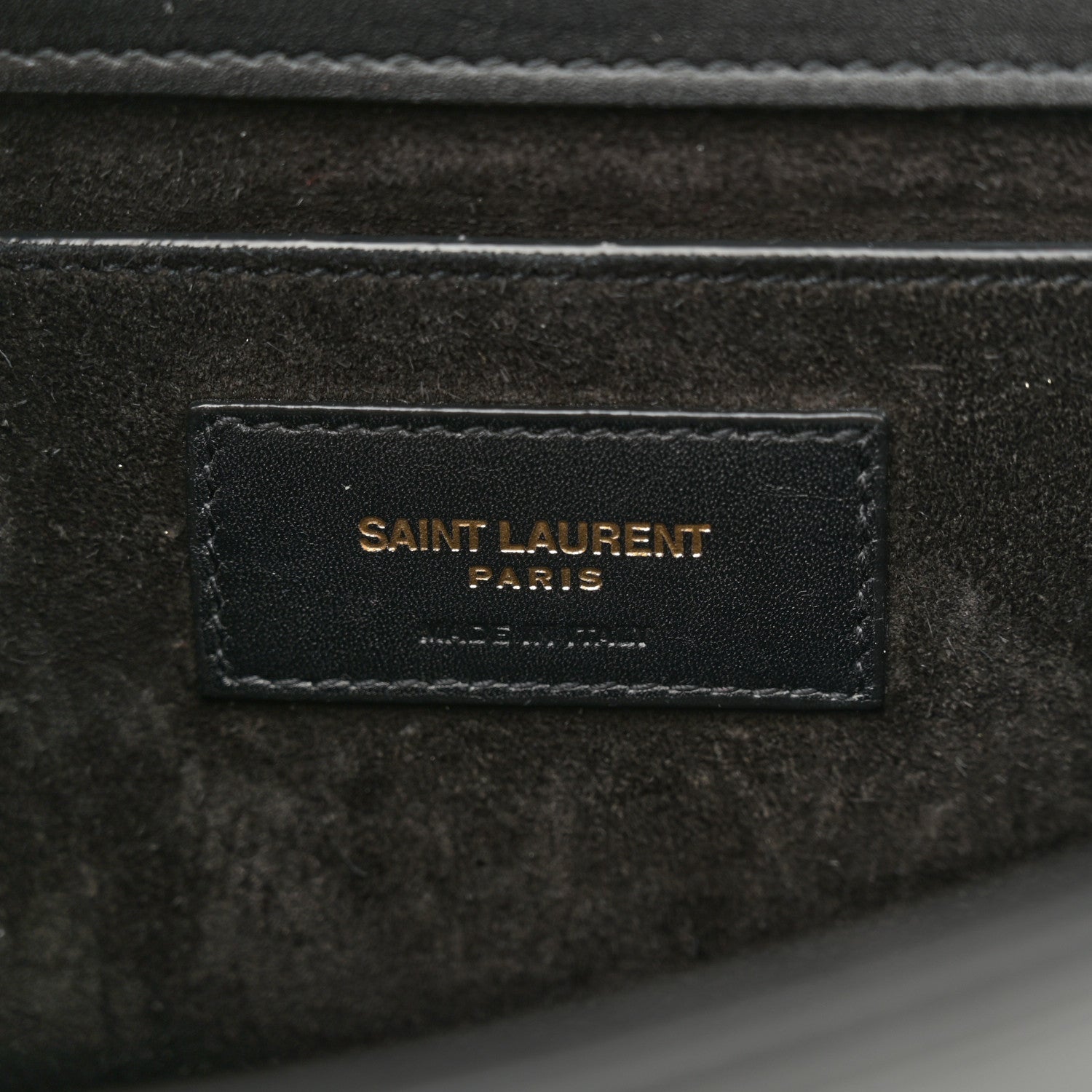 Saint Laurent Calfskin Small Classic Monogram Kate Tassel Satchel Black 6 of 13