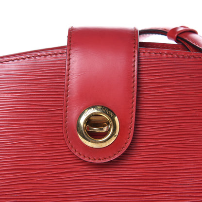 Louis Vuitton Epi Cluny Castillan Red 9 of 11