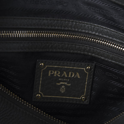Prada Vitello Daino Top Handle Zip Tote Militare 8 of 10