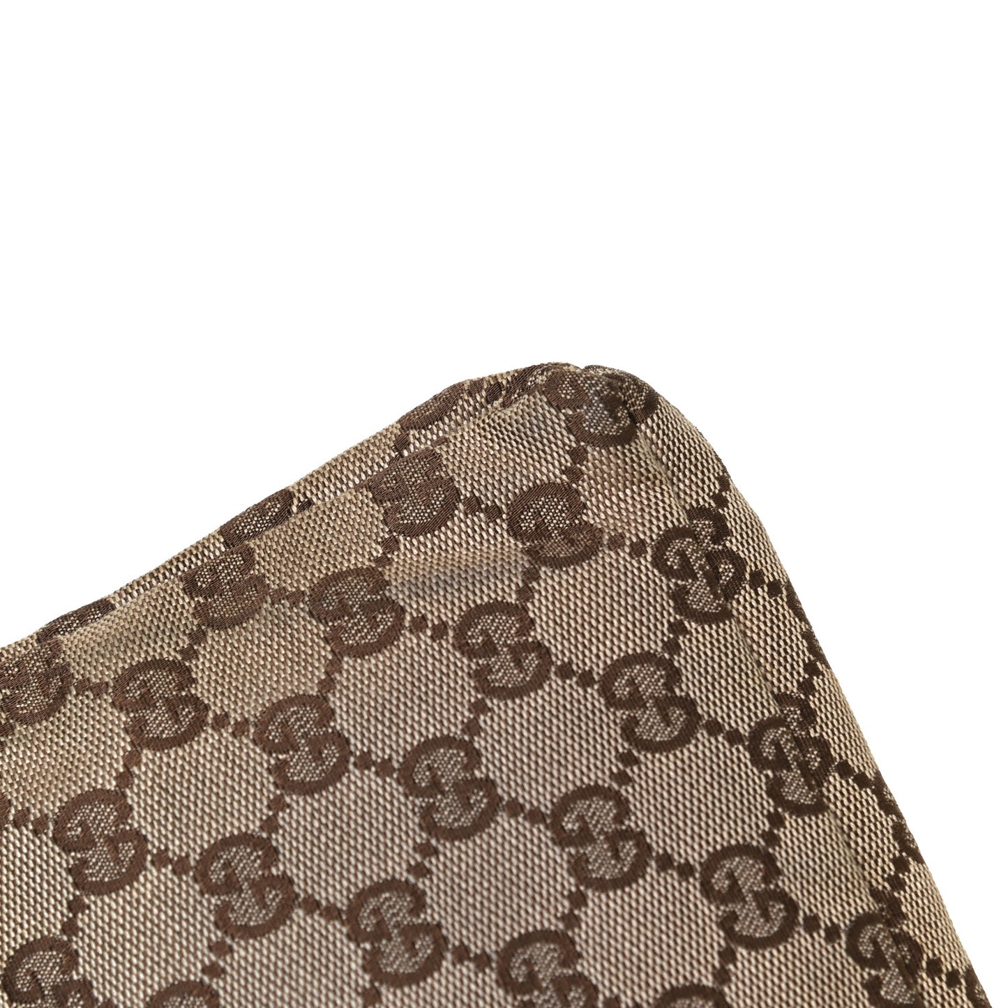 GG Monogram Double Pocket Belt Bag Dark Brown