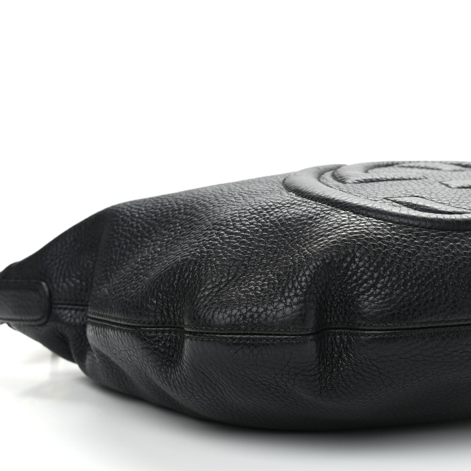 Gucci Pebbled Calfskin Medium Soho Hobo Black 9 of 15
