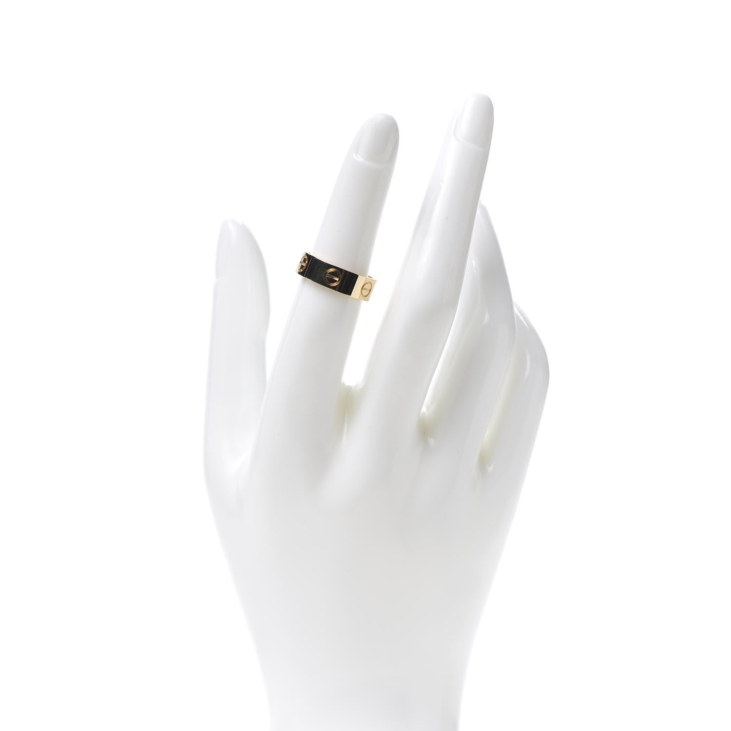 Cartier 18K Yellow Gold 5.5mm LOVE Ring 51 5.75 2 of 4